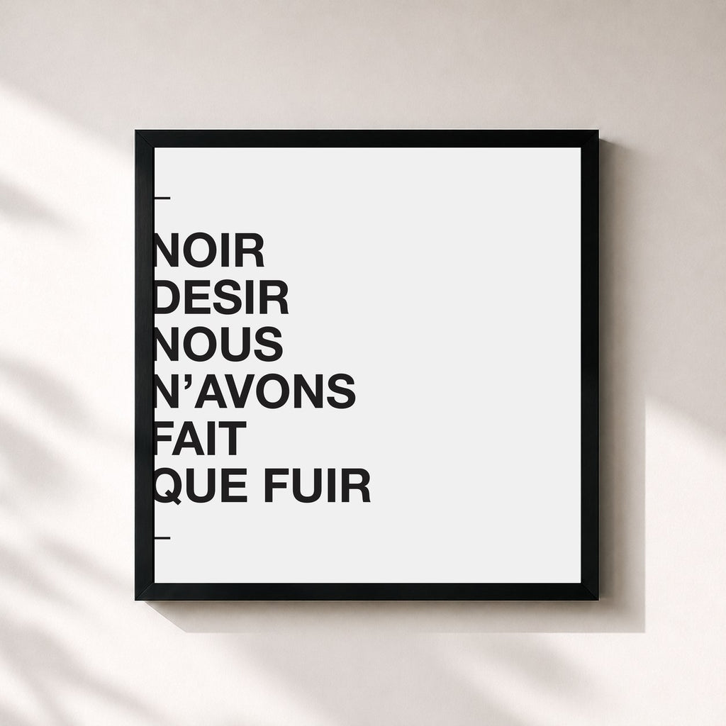 Noir Désir · Nous n'avons fait que fuir (Live)