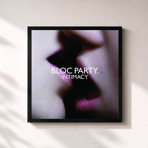 Bloc Party · Intimacy — Gerahmter Kunstdruck
