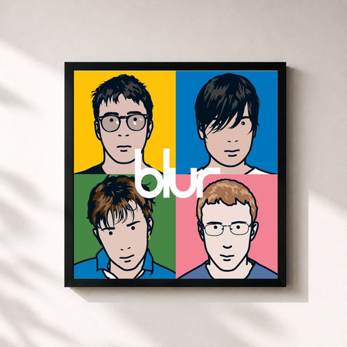 Blur · Blur: The Best Of — Framed art print