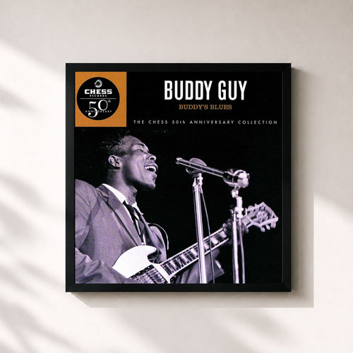 Buddy Guy · Buddy's Blues — Gerahmter Kunstdruck