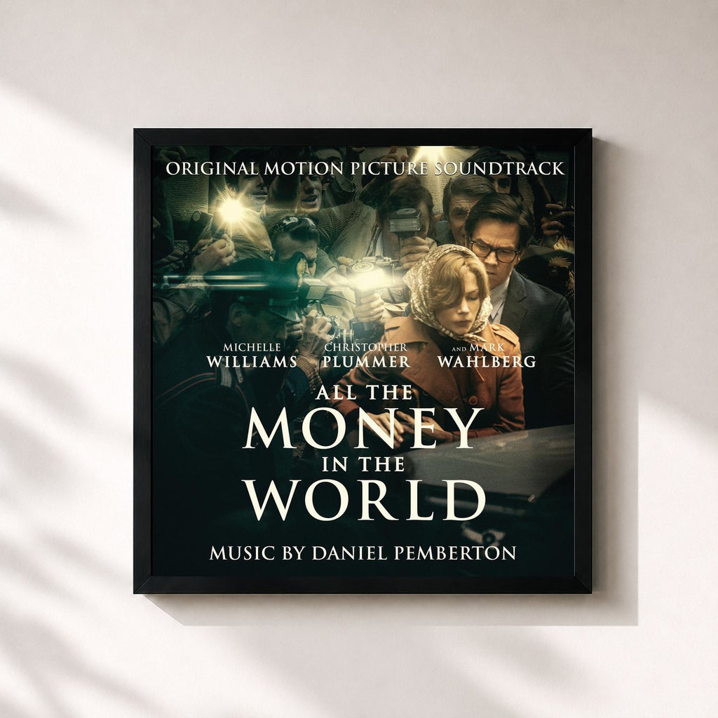 Tableau de l'album All the Money in the World (Original Motion Picture Soundtrack) de Daniel Pemberton, imprimé et encadré en France