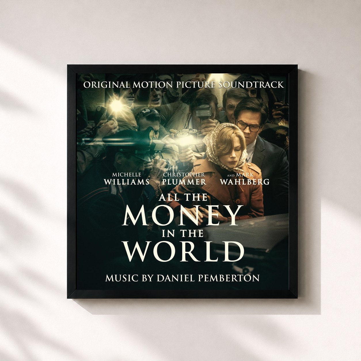 Tableau de l'album All the Money in the World (Original Motion Picture Soundtrack) de Daniel Pemberton, imprimé et encadré en France