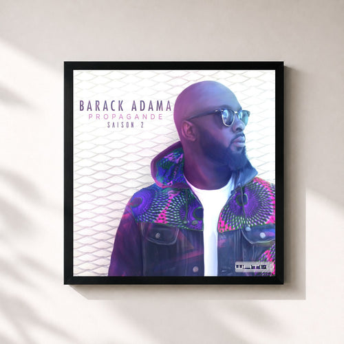 Barack Adama · La propagande (saison 2) — Stampa incorniciata