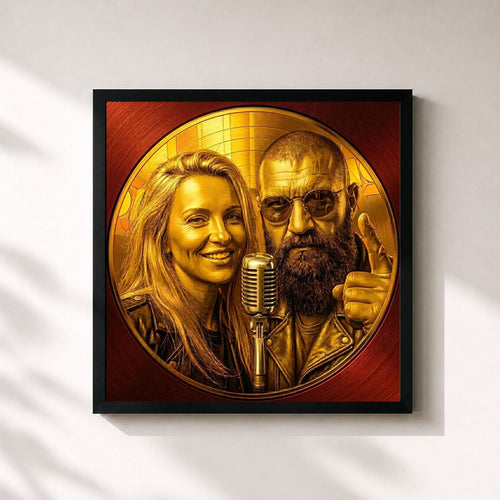 Bob Dominator · Gold Dominator, Pt. 1 — Gerahmter Kunstdruck