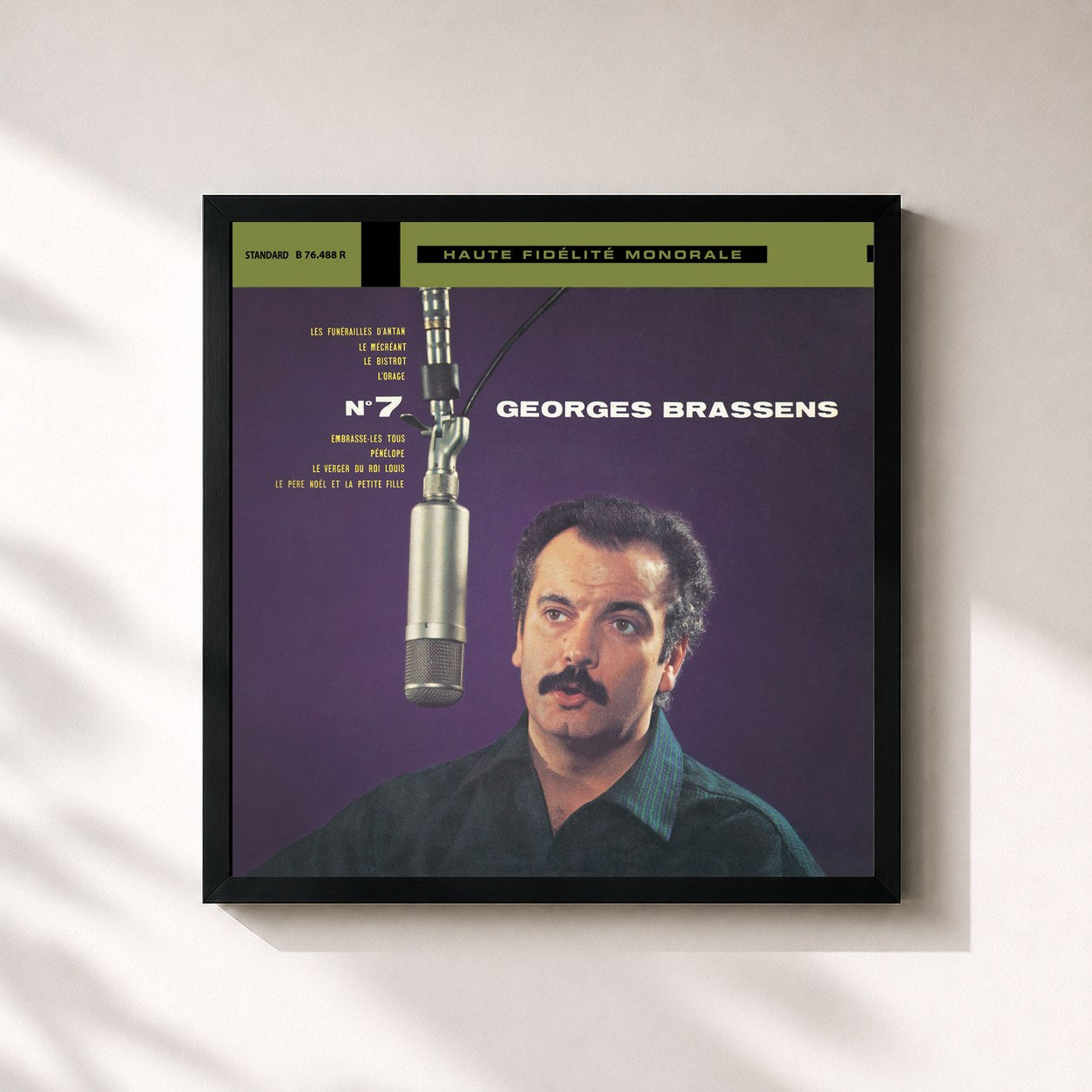 Georges Brassens · Georges Brassens et sa guitare N°7