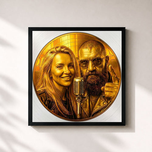 Bob Dominator · Gold Dominator, Pt. 2 — Gerahmter Kunstdruck