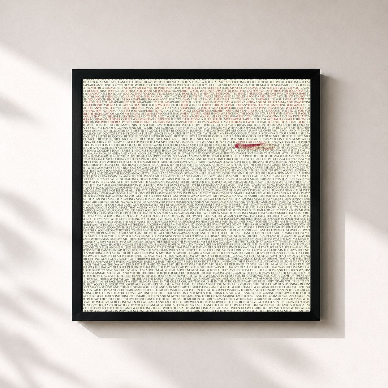 Alice Cooper · Zipper Catches Skin