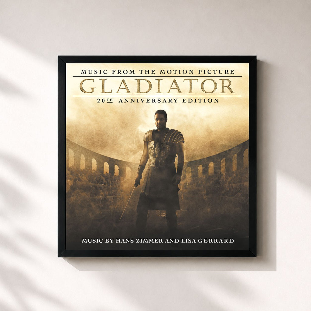 Tableau de l'album Gladiator: 20th Anniversary Edition de The Lyndhurst Orchestra, imprimé et encadré en France