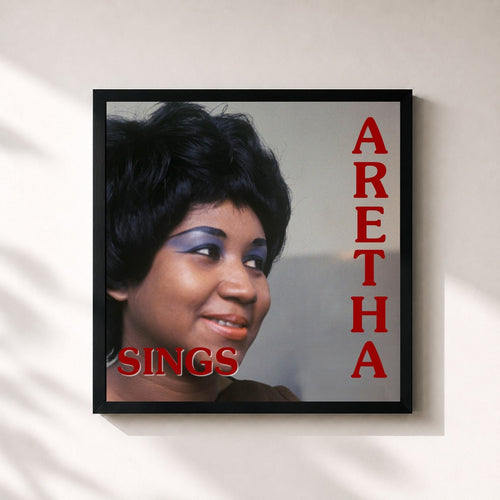 Aretha Franklin · Aretha Sings — Gerahmter Kunstdruck
