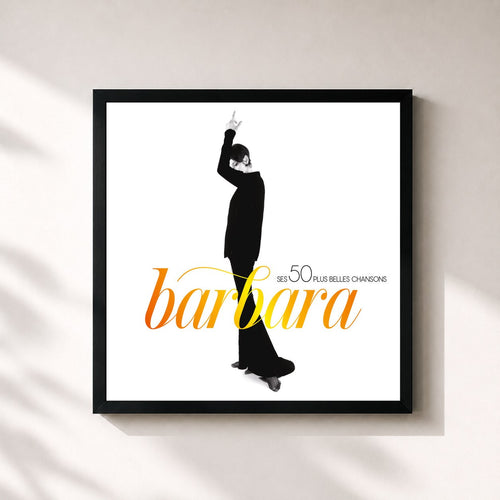 Barbara · Ses 50 plus belles chansons — Gerahmter Kunstdruck