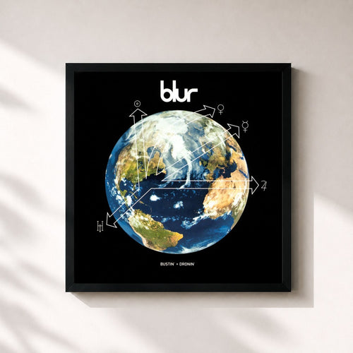 Blur · Bustin' + Dronin' — Framed art print
