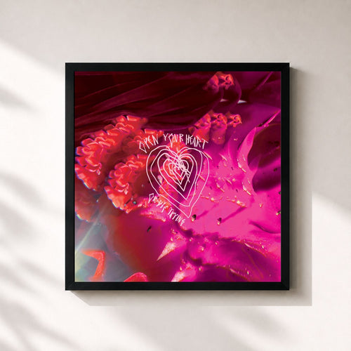 Arcade Fire · Open Your Heart or Die Trying — Gerahmter Kunstdruck