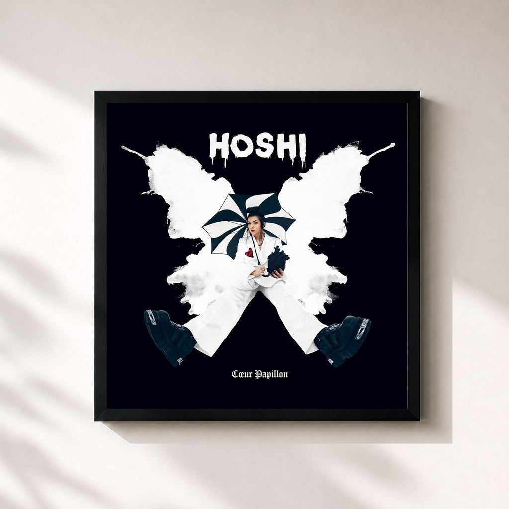Tableau de l'album Cœur papillon de Hoshi, imprimé et encadré en France