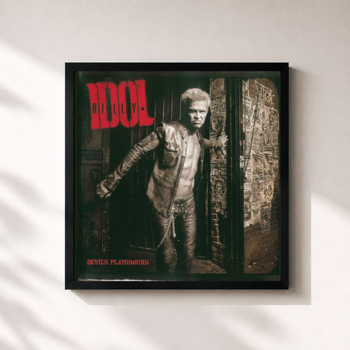 Billy Idol · Devil's Playground — Gerahmter Kunstdruck