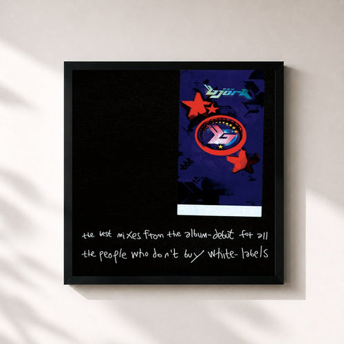 Björk · The Best Mixes From The Album - Debut (For All The People Who Don't Buy White-Labels) — Framed art print