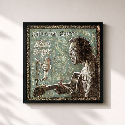 Buddy Guy · Blues Singer — Affiche encadrée