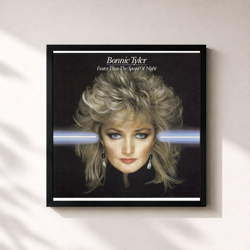 Bonnie Tyler · Faster Than the Speed of Night — Gerahmter Kunstdruck