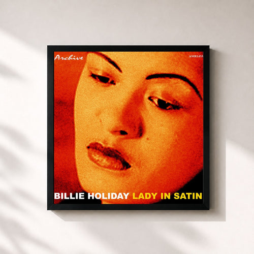 Billie Holiday · Lady in Satin — Gerahmter Kunstdruck