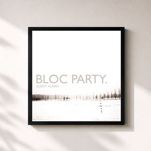 Bloc Party · Silent Alarm — Framed art print