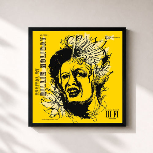 Billie Holiday · Recital — Gerahmter Kunstdruck