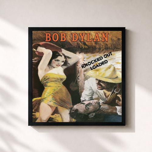 Bob Dylan · Knocked Out Loaded — Lámina enmarcada