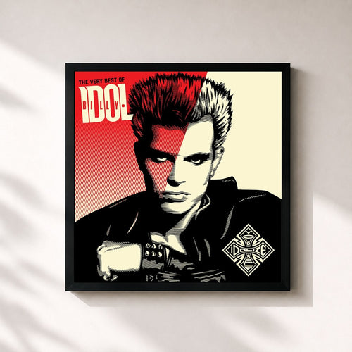 Billy Idol · Idolize Yourself: The Very Best Of Billy Idol — Gerahmter Kunstdruck