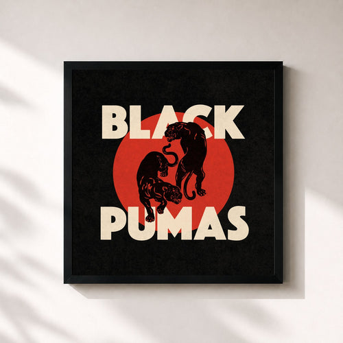 Black Pumas · Black Pumas — Stampa incorniciata