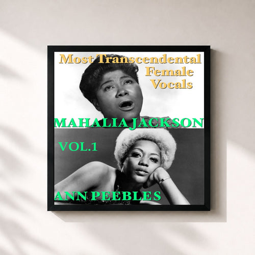 Ann Peebles · Latin Salsa (Ann Peebles & Mahalia Jackson, Vol.1 Collection) — Gerahmter Kunstdruck