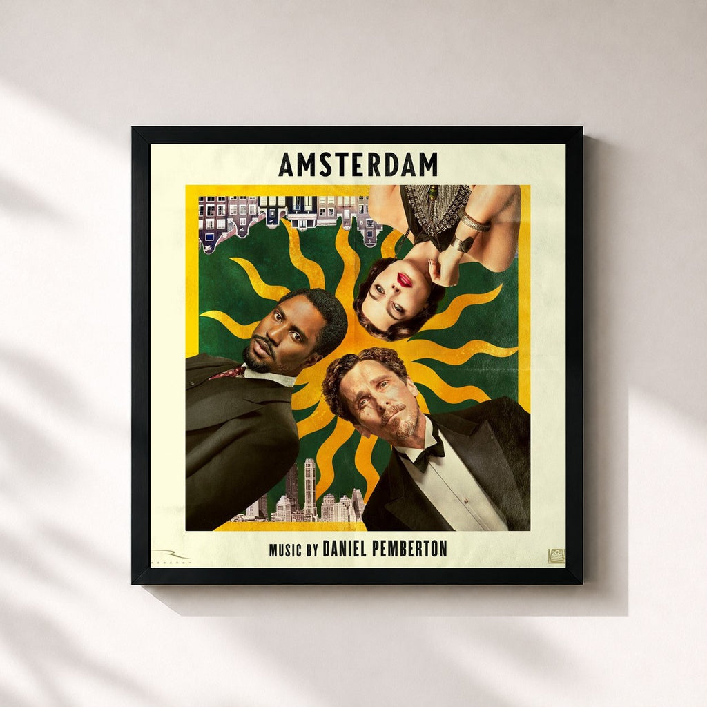 Tableau de l'album Amsterdam (Original Motion Picture Soundtrack) de Daniel Pemberton, imprimé et encadré en France