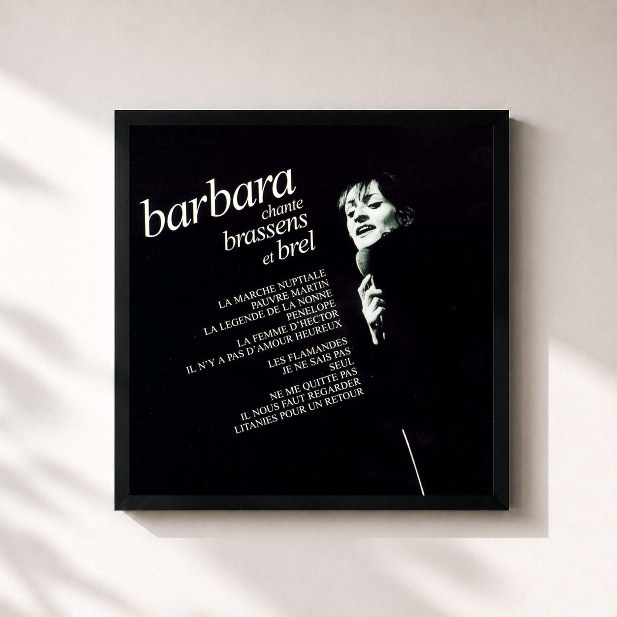 Barbara · Chante brassens et brel