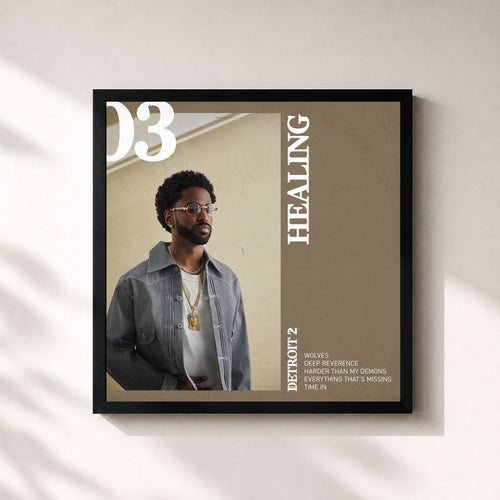 Big Sean · Detroit 2: Healing — Gerahmter Kunstdruck