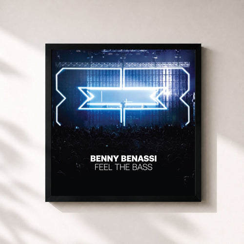 Benny Benassi · Feel The Bass — Gerahmter Kunstdruck