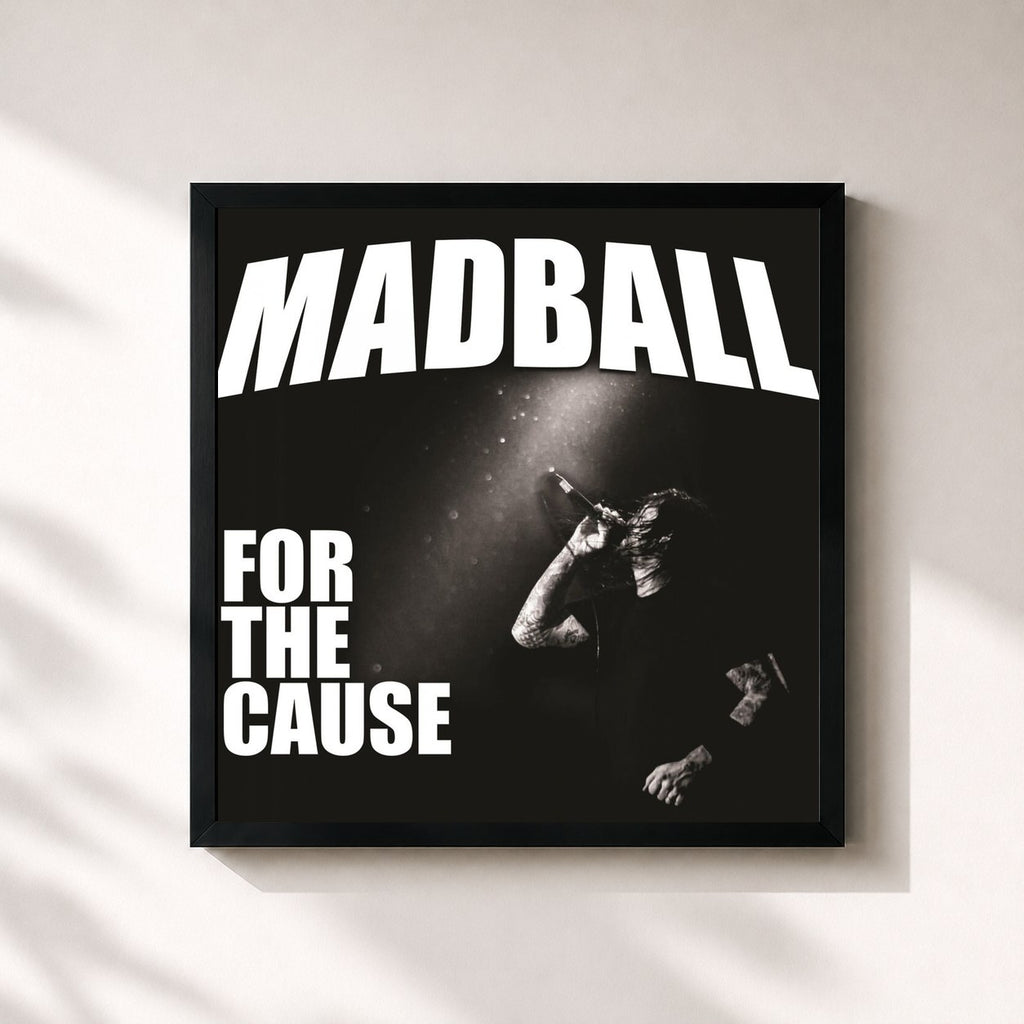 Tableau de l'album For the Cause de Madball, imprimé et encadré en France