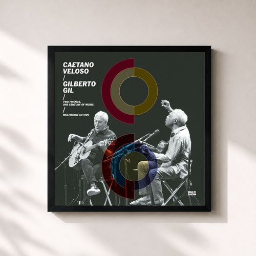 Caetano Veloso · Two Friends, One Century of Music (Live) — Affiche encadrée