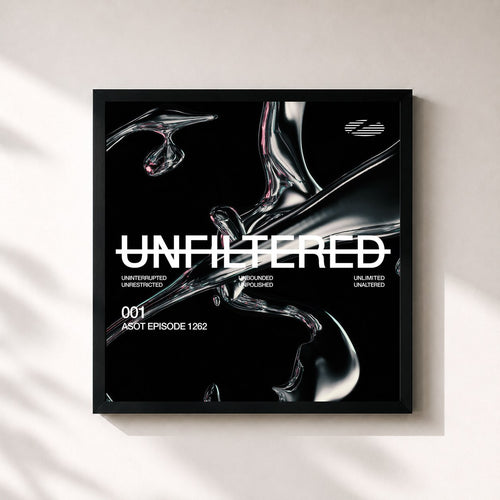 Armin van Buuren · UNFILTERED 001 — Stampa incorniciata