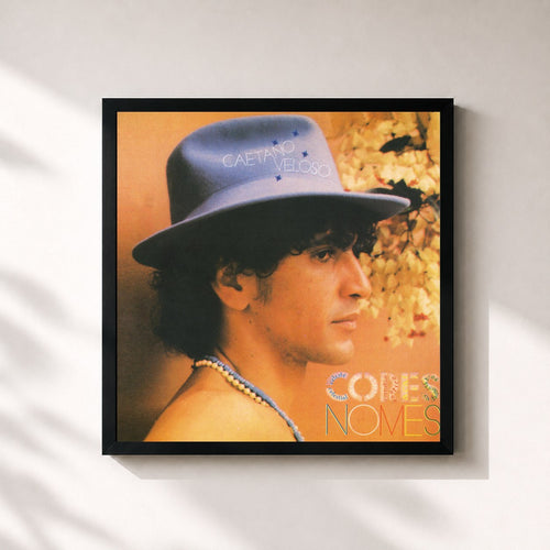 Caetano Veloso · Cores, Nomes — Affiche encadrée