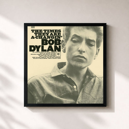 Bob Dylan · The Times They Are A-Changin' — Stampa incorniciata