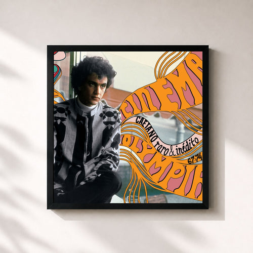 Caetano Veloso · Cinema Olympia - Caetano Raro & Inédito 67-74 — Gerahmter Kunstdruck
