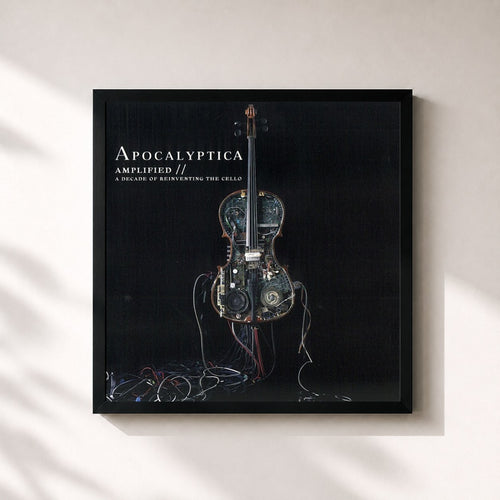 Apocalyptica · Amplified - A Decade of Reinventing the Cello — Gerahmter Kunstdruck