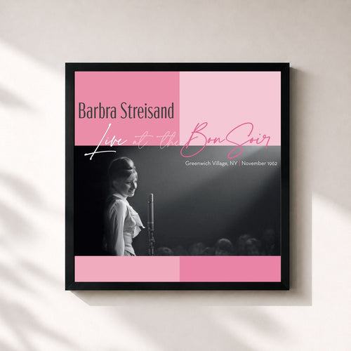 Barbra Streisand · Live At The Bon Soir — Gerahmter Kunstdruck