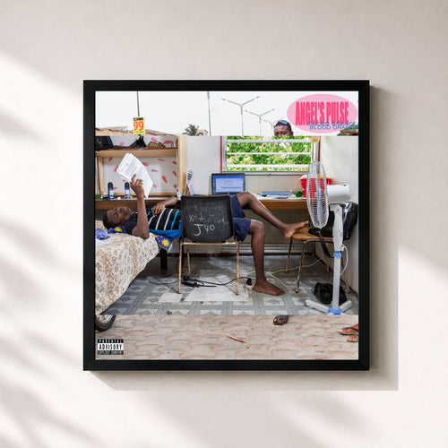 Blood Orange · Angel's Pulse — Framed art print