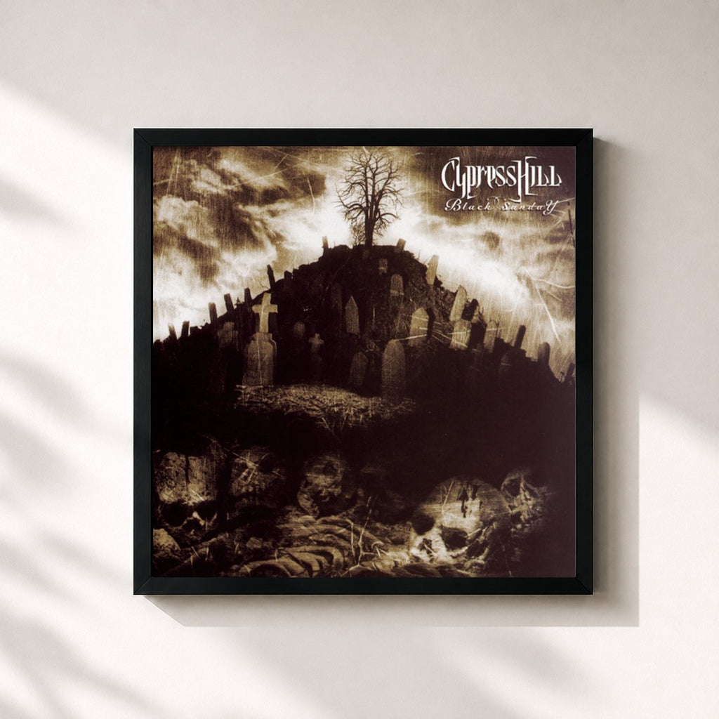 Tableau de l'album Black Sunday (Radio Version) de Cypress Hill, imprimé et encadré en France