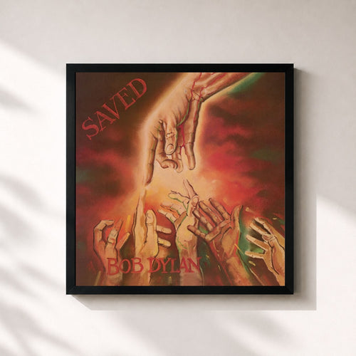 Bob Dylan · Saved — Lámina enmarcada