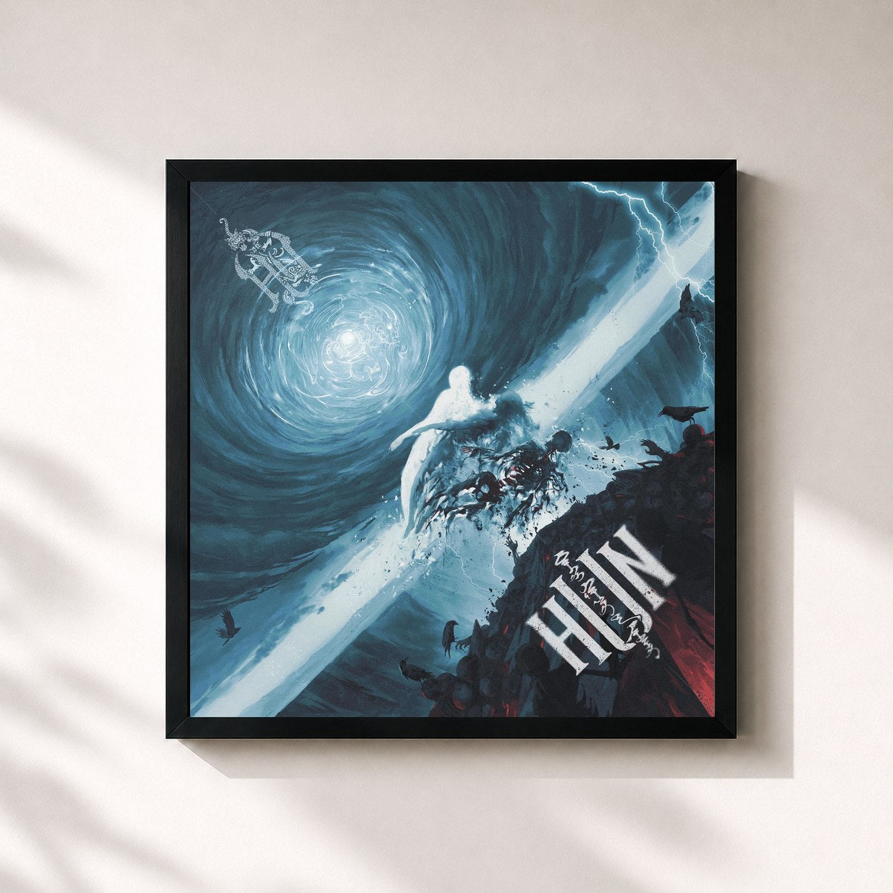 Tableau de l'album HUN de The HU, imprimé et encadré en France