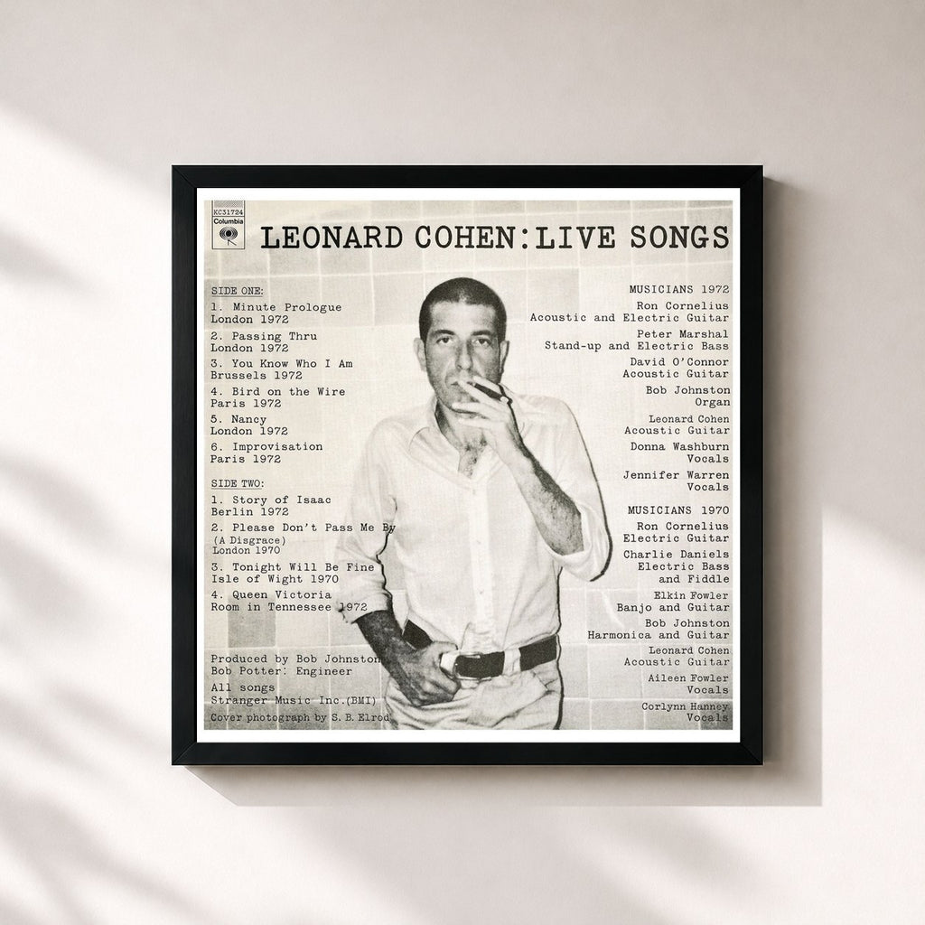 Leonard Cohen · Live Songs