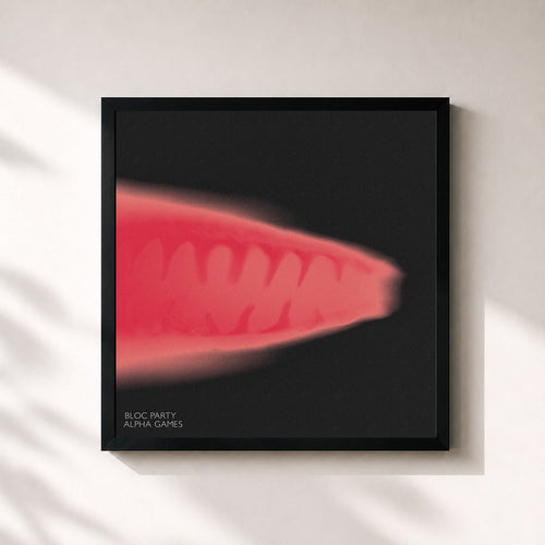 Bloc Party · Alpha Games — Framed art print