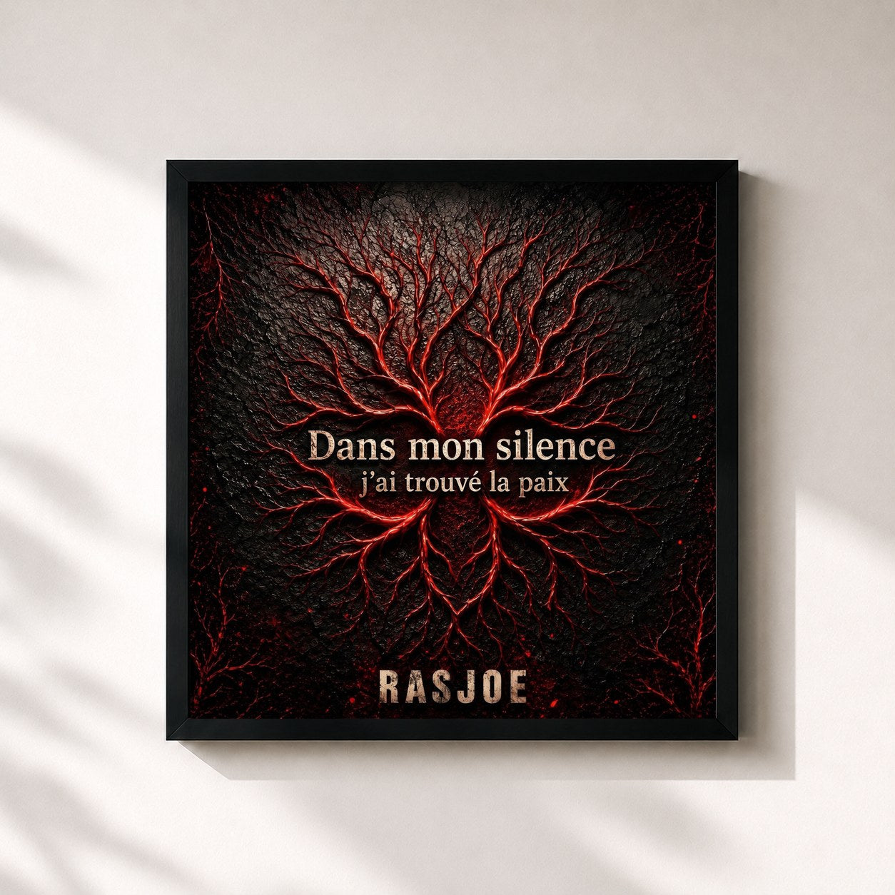 Rasjoe · Dans mon silence j'ai trouvé la paix