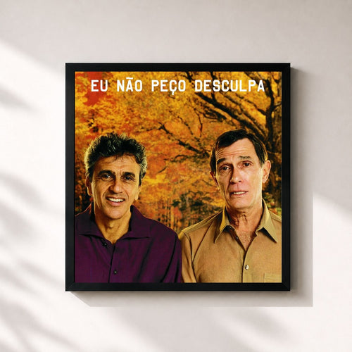 Caetano Veloso · Eu Não Peço Desculpa — Gerahmter Kunstdruck