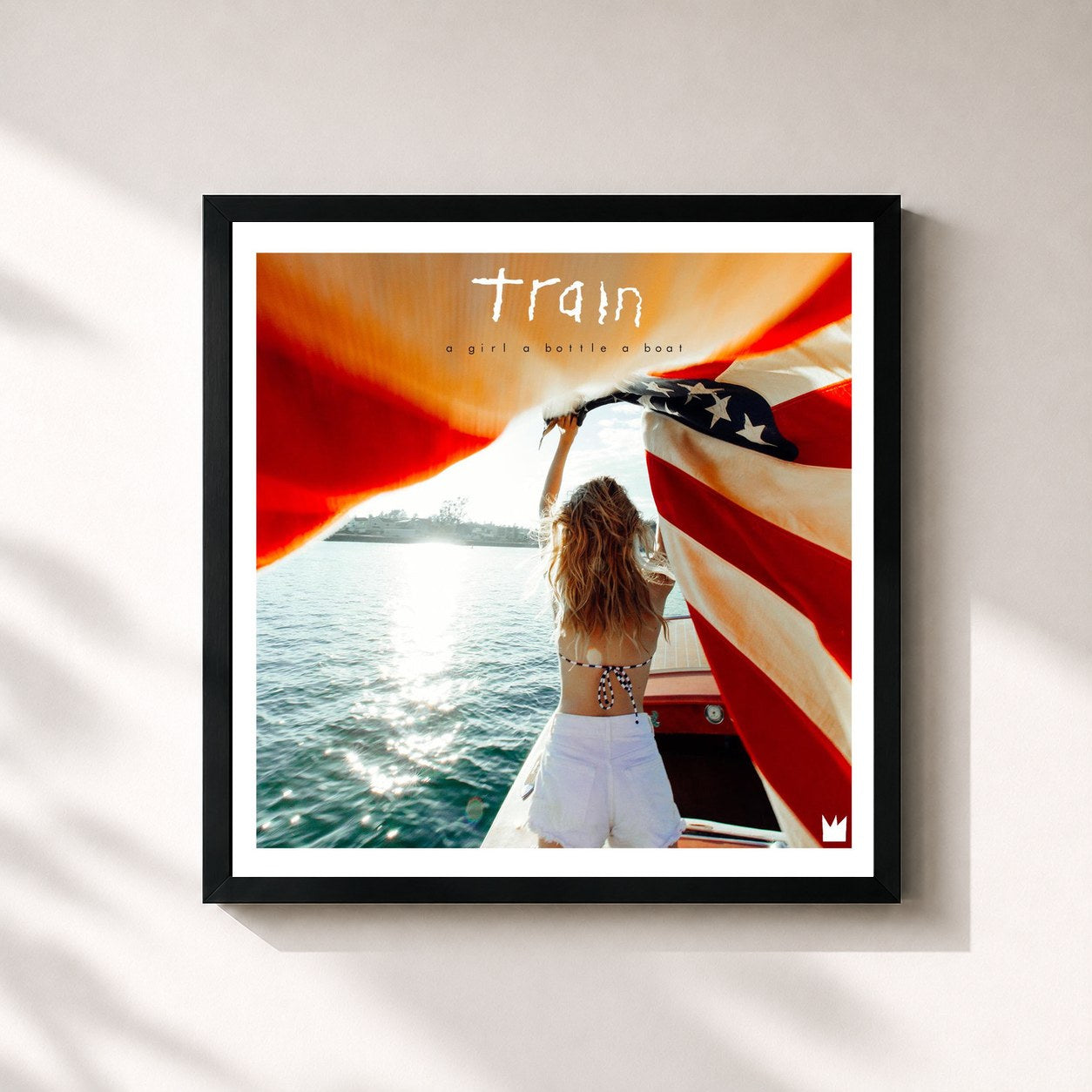 Train · a girl a bottle a boat