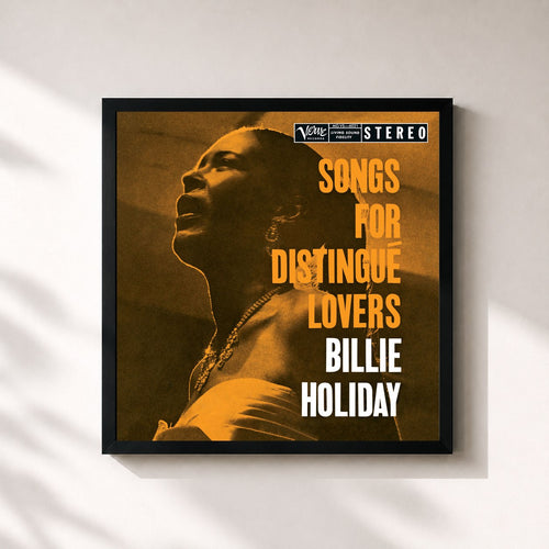 Billie Holiday · Songs For Distingué Lovers — Gerahmter Kunstdruck